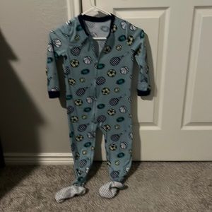 Carters Loose Fit Footed Sports PJs